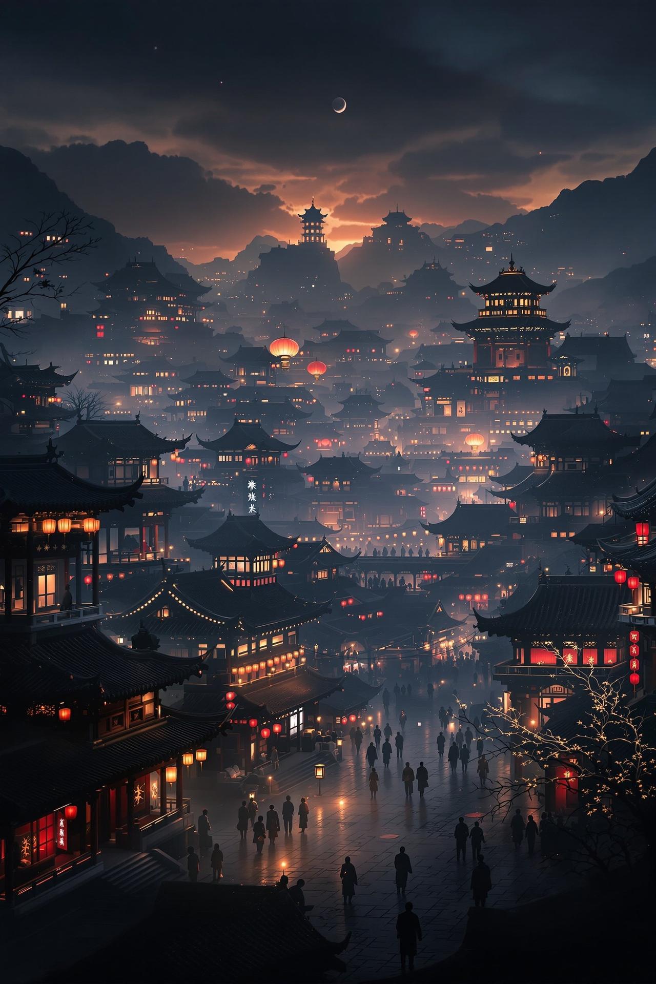飞行影院作品 - 古城秘案 - 主视觉海报